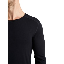 Icebreaker Underwear Thermo Long Sleeve Shirt 260 Tech Crewe - Merino Wool, close-fitting - black Men